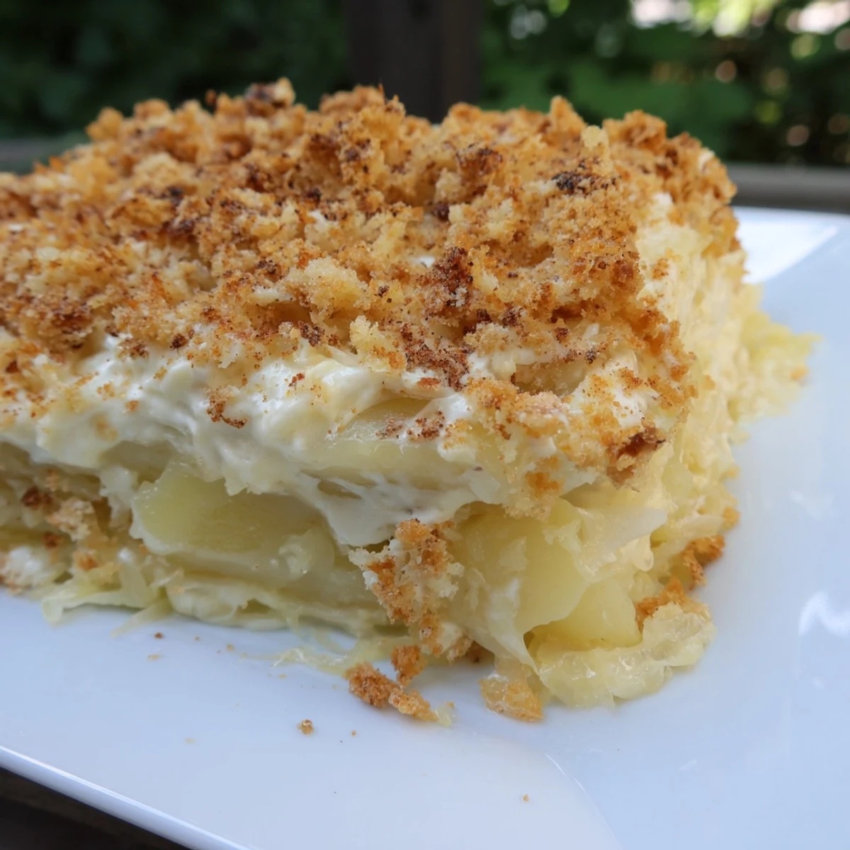 Effortless Sauerkraut Casserole with smoky paprika, a comforting, bubbly dish with golden, crispy topping.