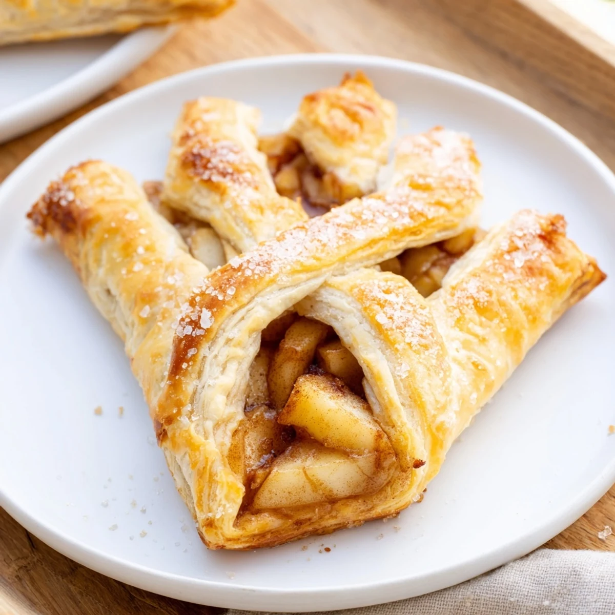 Flaky, golden-brown Winter Comfort: Mitten Shaped Hand Pies, filled with spiced apples, ready to enjoy.