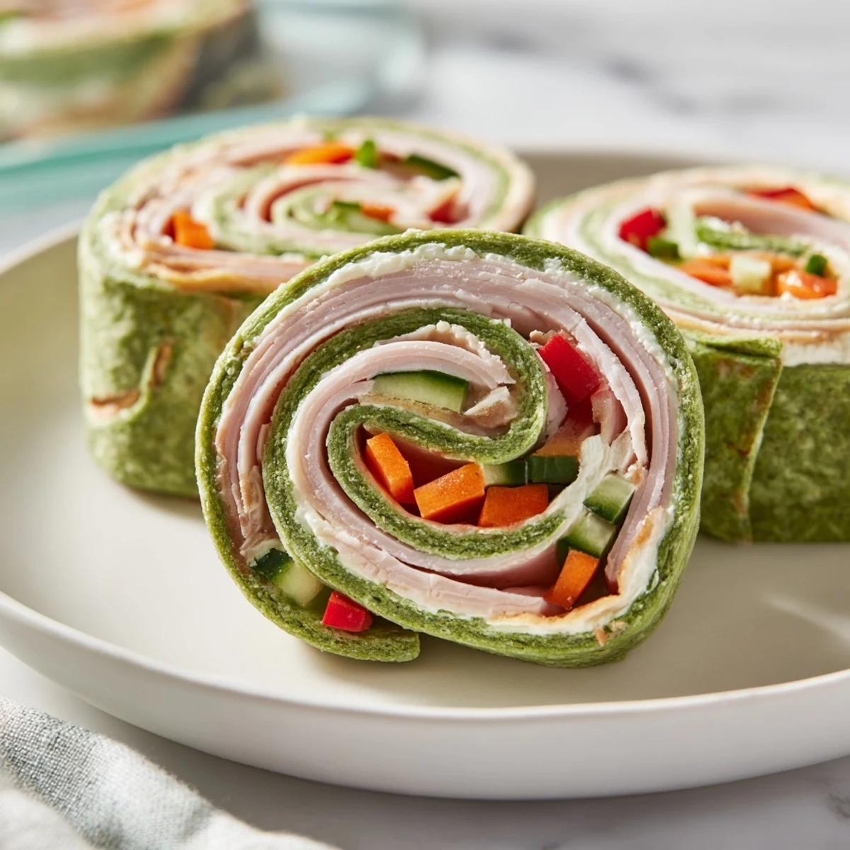 Savory Bites: Smoked Turkey Pinwheels arranged in a festive Christmas tree shape, ready to serve.