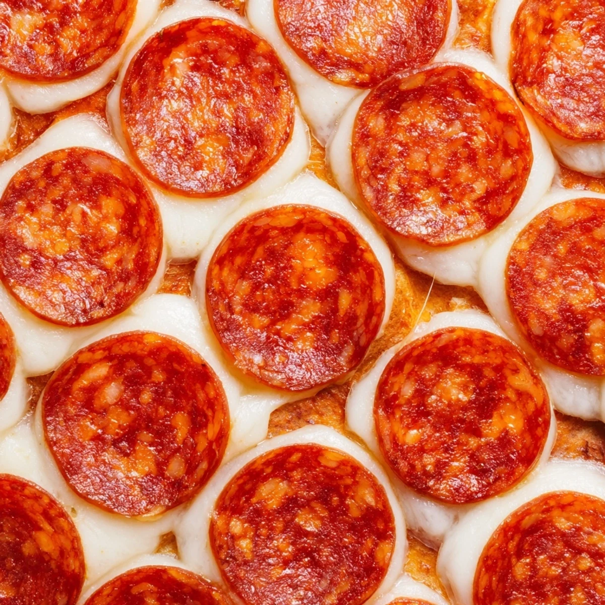 A platter of The Dragon Scale appetizer, featuring layered pepperoni and melted cheese.