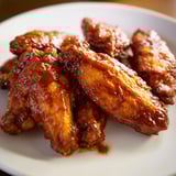 Baked Sticky Honey Wings