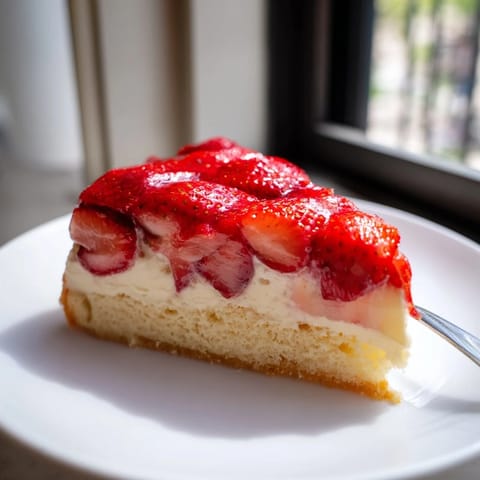 Klassische Erdbeer Torte