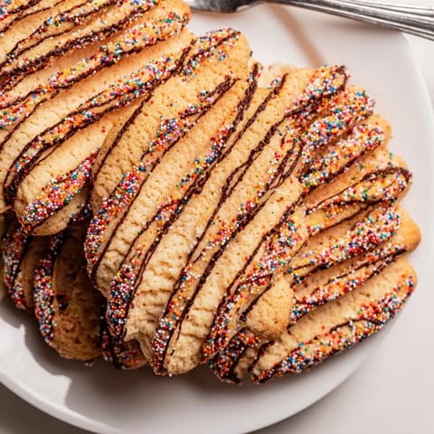 Buttrige Spritz Kekse Schichten