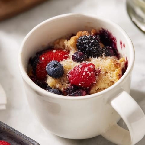 Mixed Berry Cobbler Tassenkuchen #141