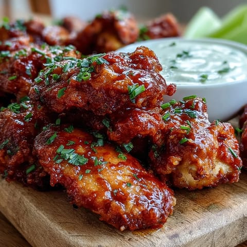 Knusprige Chicken Wings drei Saucen