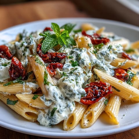 Frischer Erbsen-Ricotta-Nudeln mit Minze – cremige Pasta mit süßen Erbsen, aromatischem Minze und Zitronenabrieb.