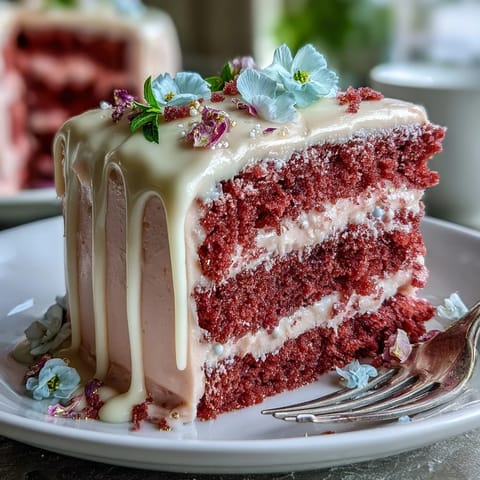 Brautparty Rosé Velvet Kuchen