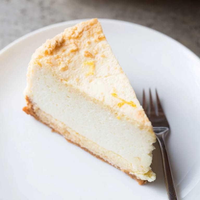 Köstlicher Quark Cheesecake, ideal für jede Feier, untermalt von Limettenzeste.