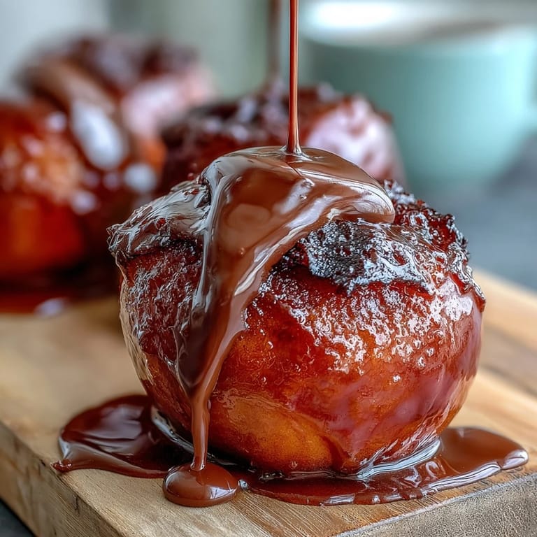 Glänzende rote Bonbon-Äpfel mit weißer Schokoladenglasur, perfekt für Herbstdesserts und festliche Leckereien.