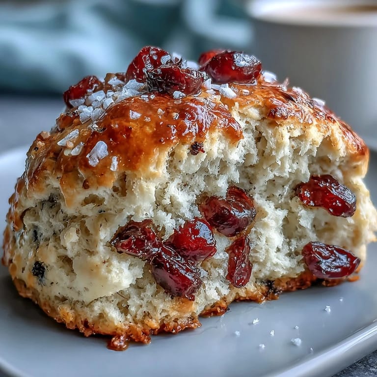 Goldbraune Blueberry Lemon Sourdough Scones mit knuspriger Zuckerkruste und fruchtiger Füllung.